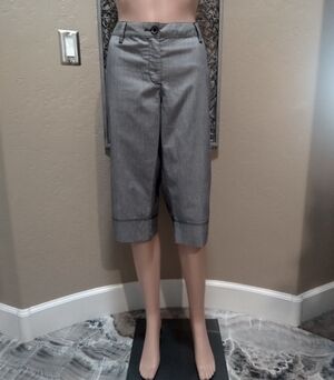 White House Black Market Women’s Pinstripe Cargo Culottes